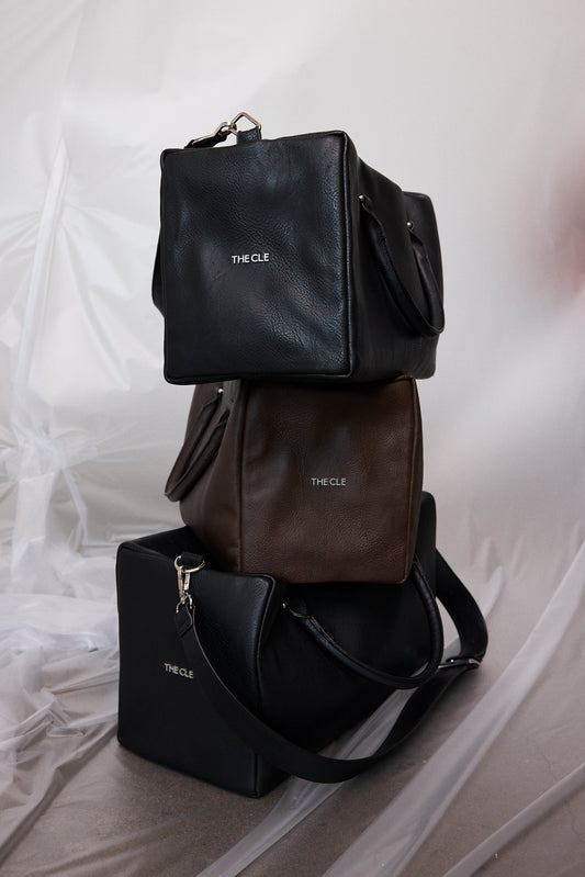 CLOUD DOWN × BOX BAG SET / BROWN