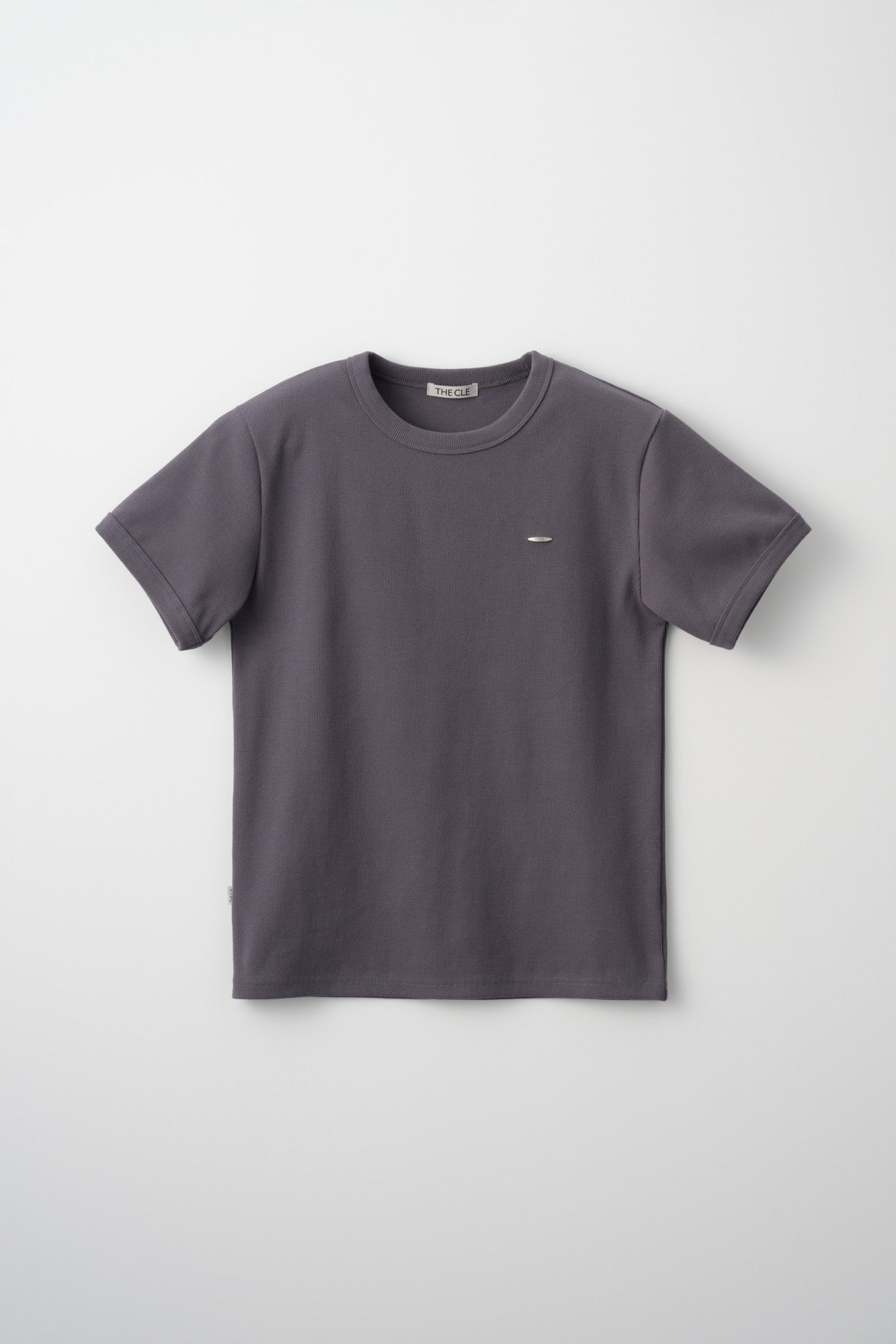 TIGHT RIB T-SHIRTS / GRAY – THE CLE