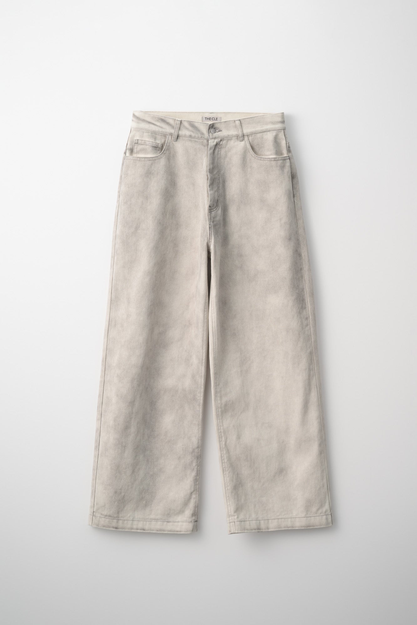 CORE STRAIGHT DENIM / WHITE – THE CLE