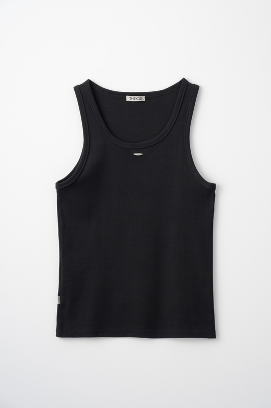 SIGNATURE LOGO TANK TOP / BLACK