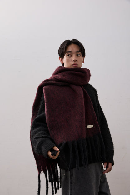 SIGNATURE MUFFLER / BLACK × RED