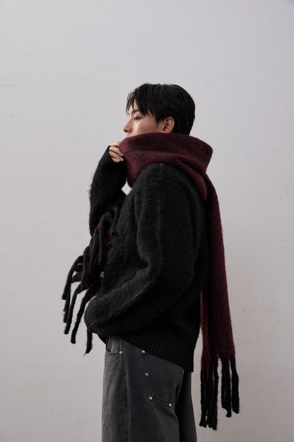 SIGNATURE MUFFLER / BLACK × RED