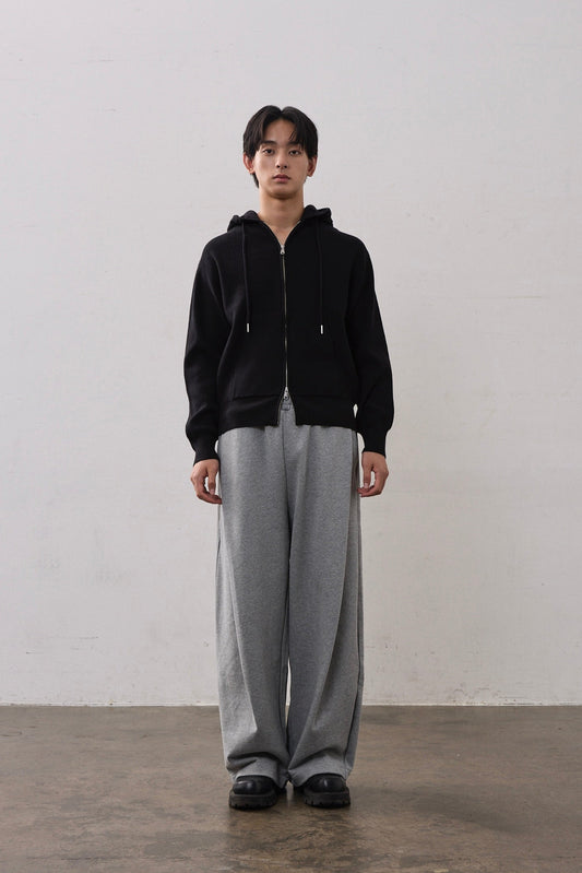DEEP TUCK SWEAT PANTS / GRAY