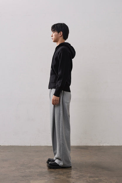 DEEP TUCK SWEAT PANTS / GRAY