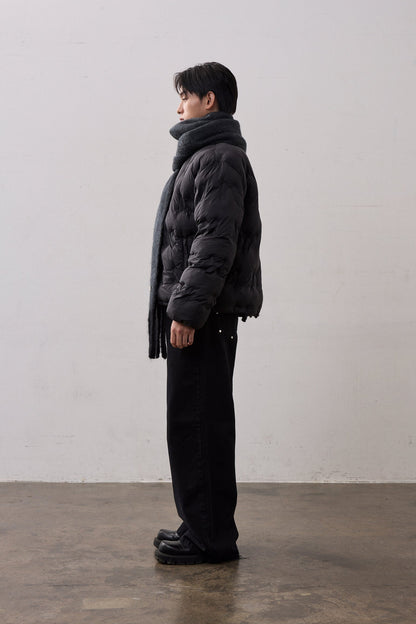 SIGNATURE MUFFLER / GRAY × BLACK