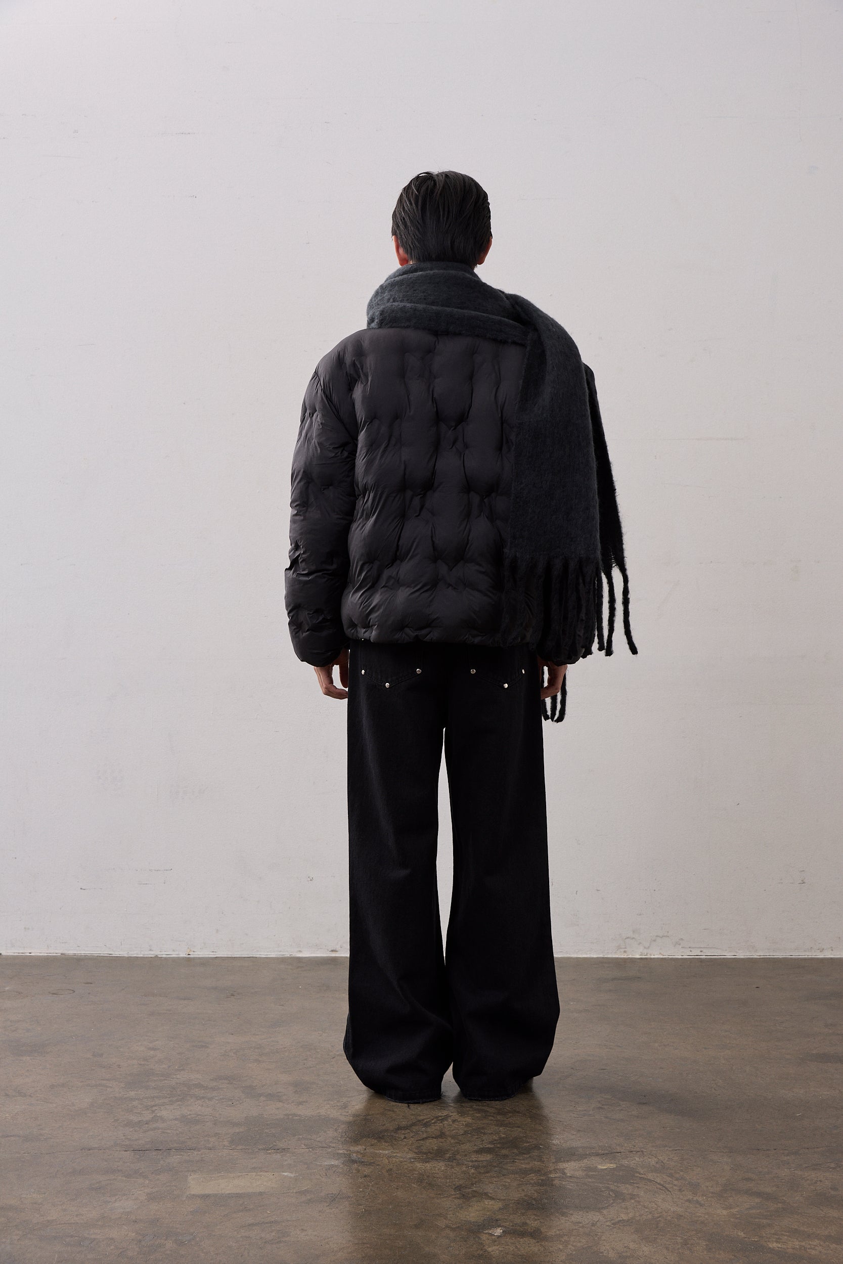 bow.a 2024AW完売QUILTING CLOUD JACKET ブラック bow.a 2024AW完売QUILTING CLOUD JACKET ブラック