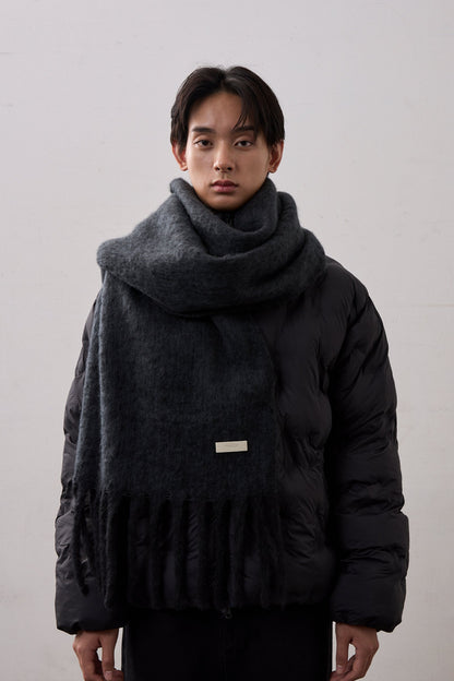 SIGNATURE MUFFLER / GRAY × BLACK