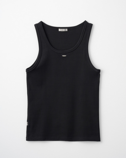 SIGNATURE LOGO TANK TOP / BLACK
