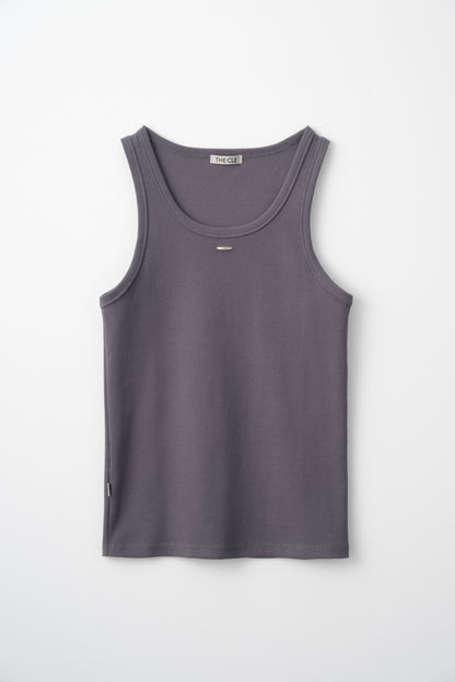 SIGNATURE LOGO TANK TOP / GRAY