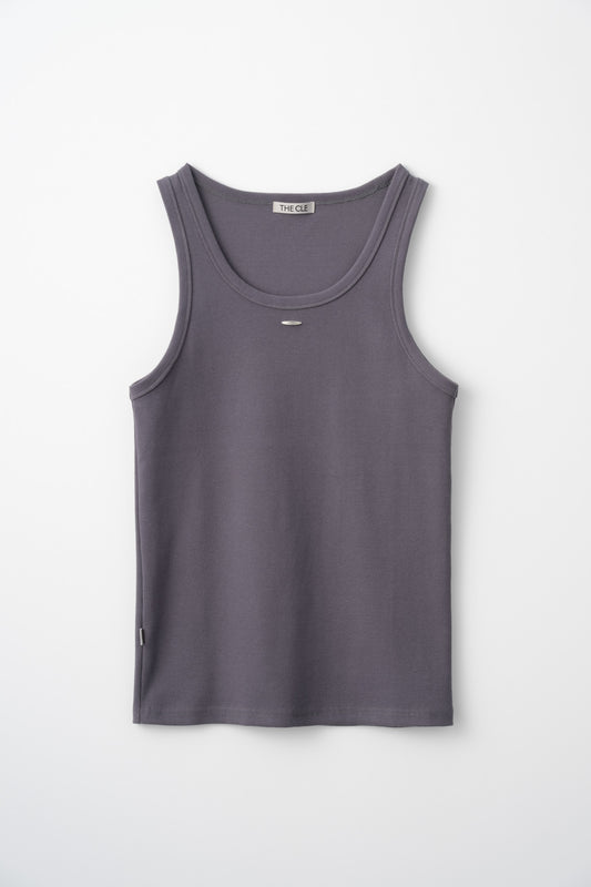 SIGNATURE LOGO TANK TOP / GRAY