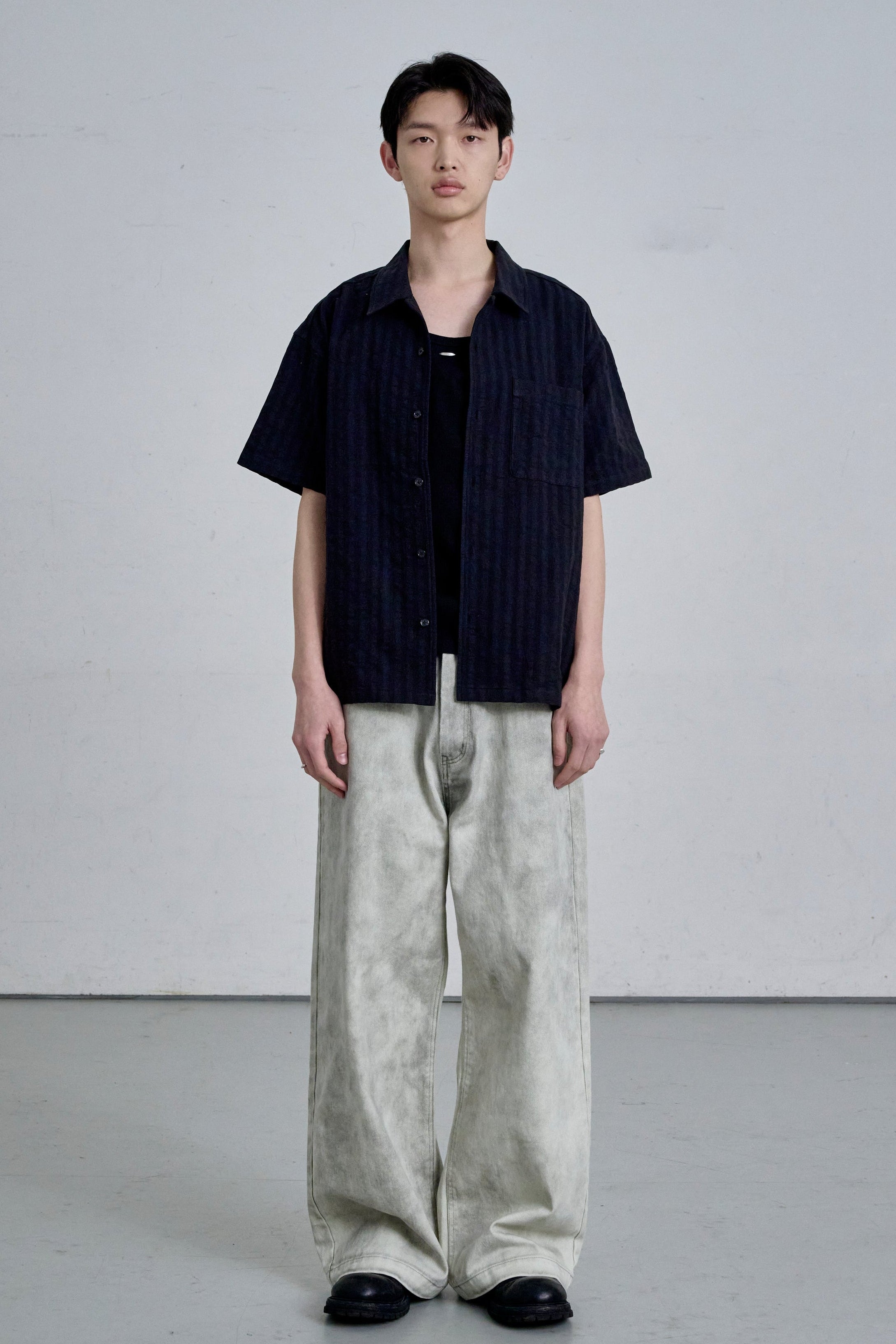 パンツ THE CLE / CORE STRAIGHT DENIM / WHITE CORE STRAIGHT DENIM / WHITE – THE CLE