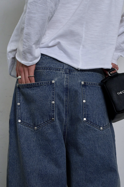 STUDS DENIM / BLUE