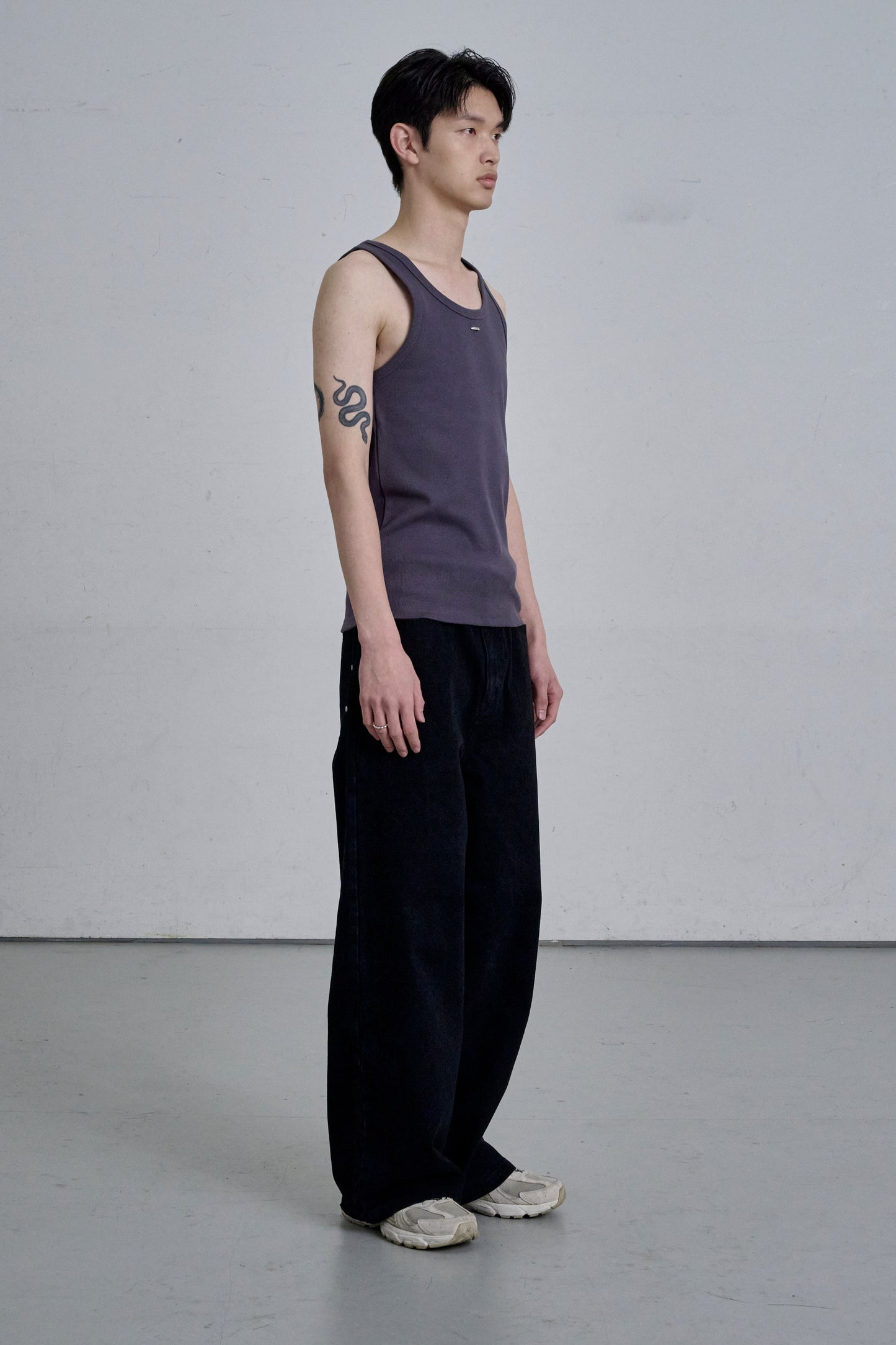 SIGNATURE LOGO TANK TOP / GRAY
