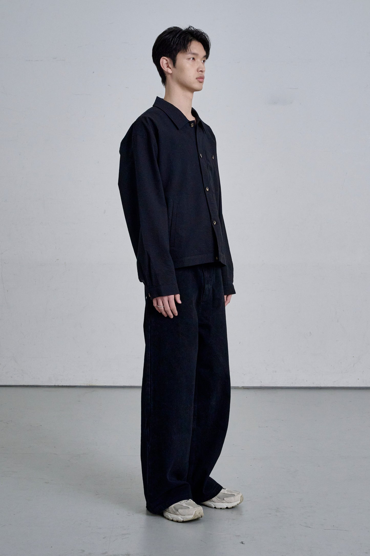 STUDS DENIM / BLACK