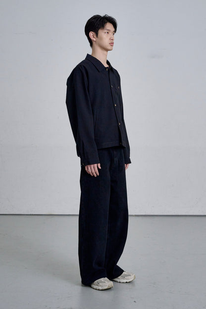 STUDS DENIM / BLACK