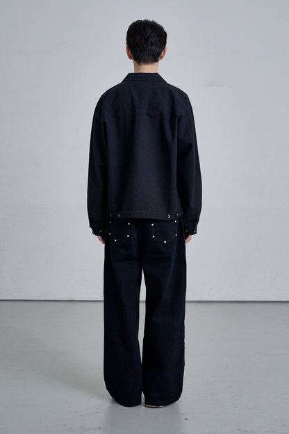 STUDS DENIM / BLACK