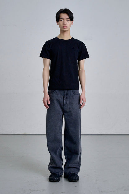 STUDS DENIM / GRAY