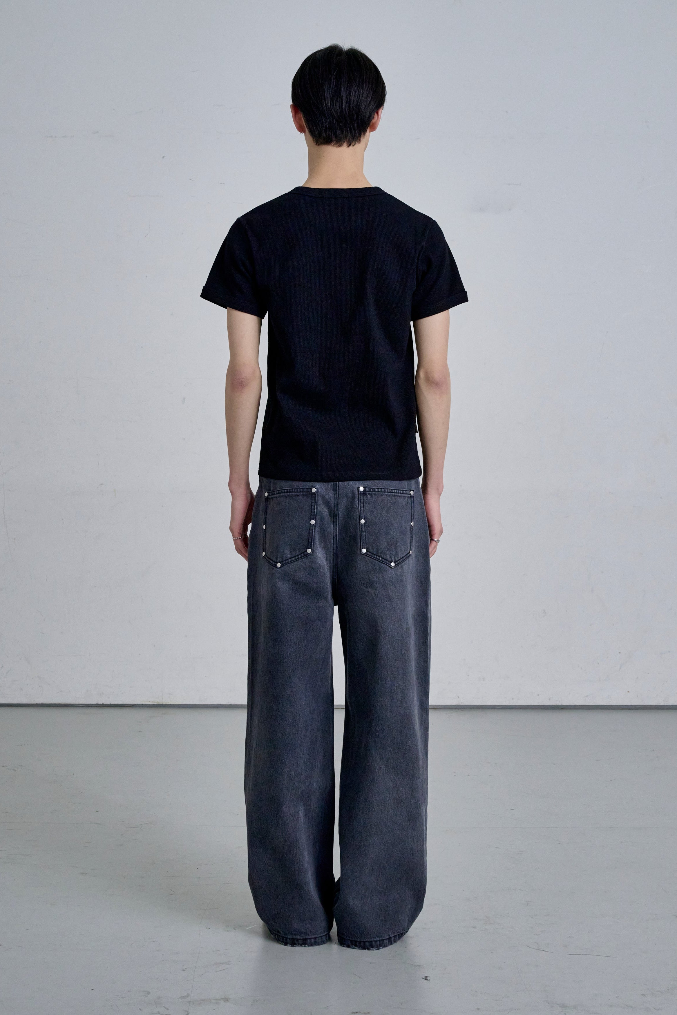 STUDS DENIM / GRAY – THE CLE