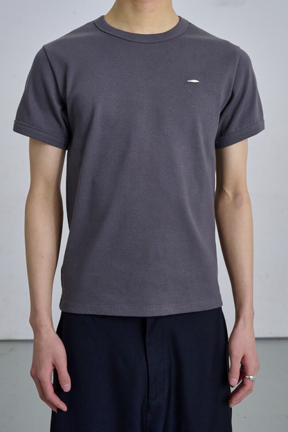 TIGHT RIB T-SHIRTS / GRAY