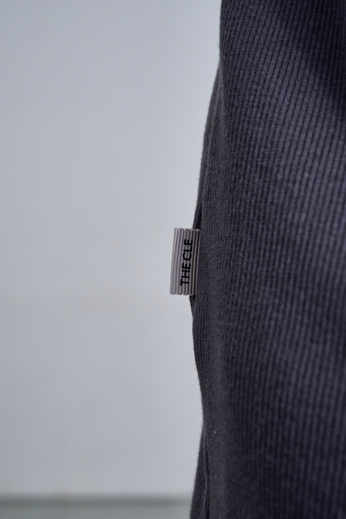 TIGHT RIB T-SHIRTS / GRAY