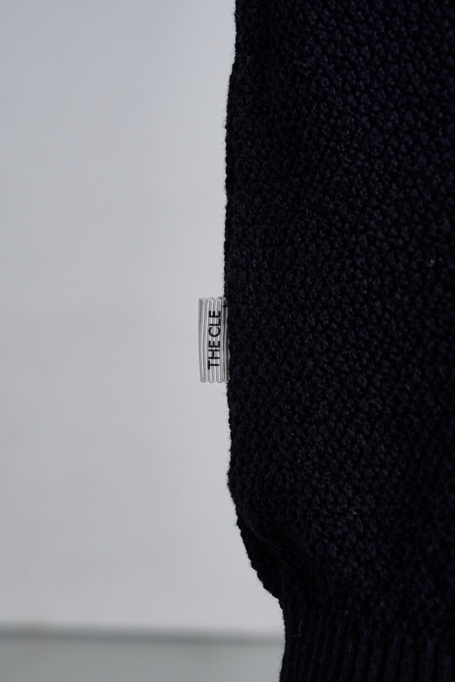 KNIT POLO SHIRT / BLACK