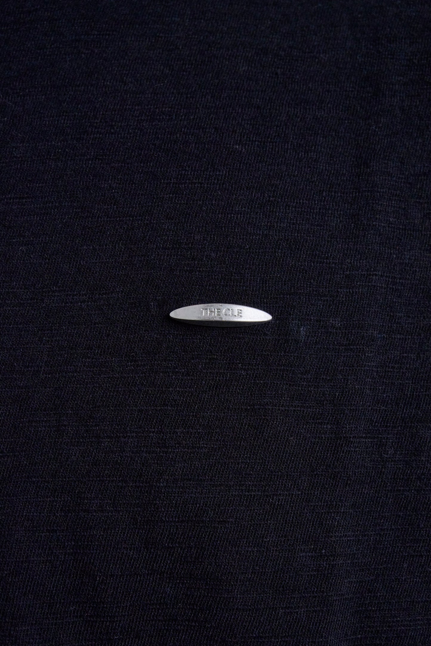 RAW EDGE LONG SLEEVE T-SHIRT / BLACK