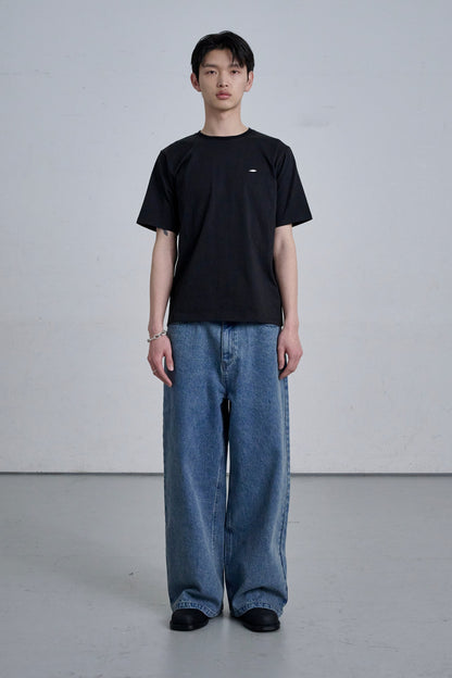 LIGHT WEIGHT T-SHIRT / BLACK