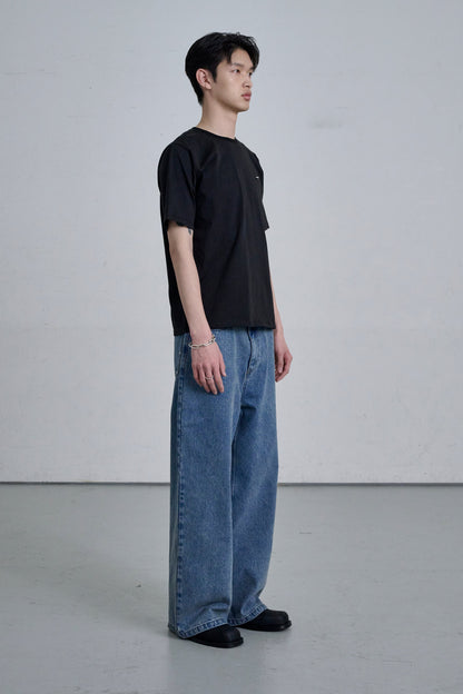 LIGHT WEIGHT T-SHIRT / BLACK