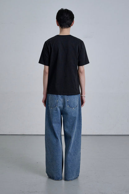 LIGHT WEIGHT T-SHIRT / BLACK