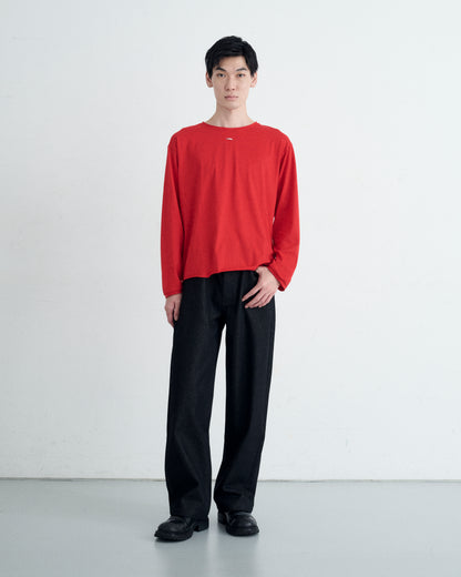 SIGNATURE LONG SLEEVE T-SHIRT / RED