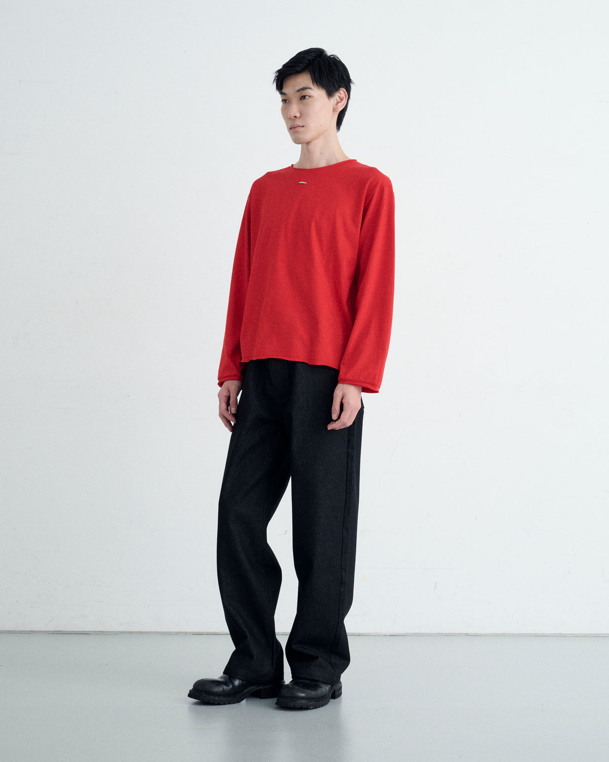 SIGNATURE LONG SLEEVE T-SHIRT / RED