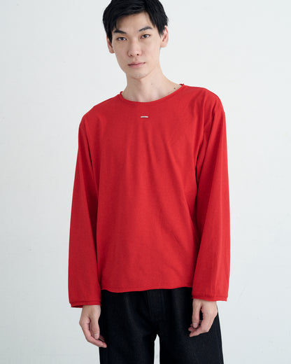 SIGNATURE LONG SLEEVE T-SHIRT / RED