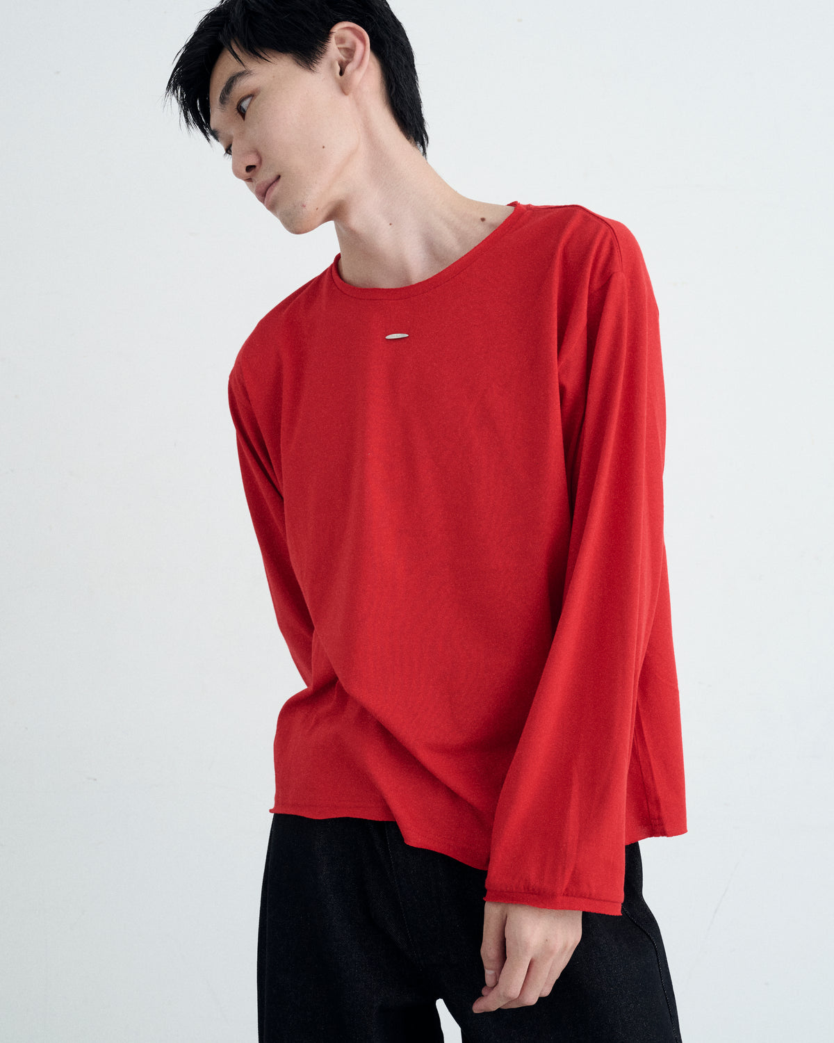 SIGNATURE LONG SLEEVE T-SHIRT / RED