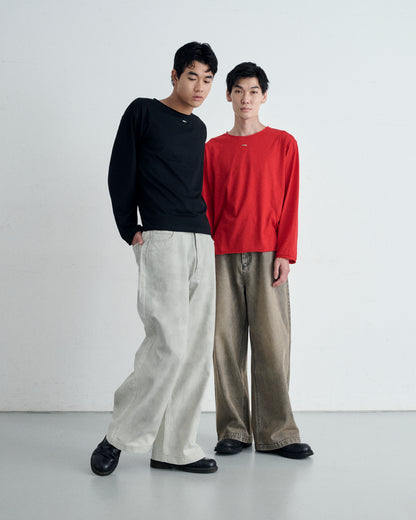 CORE STRAIGHT DENIM / WHITE