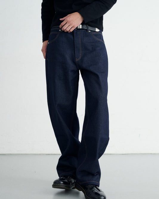 RIGID SLIM DENIM / INDIGO