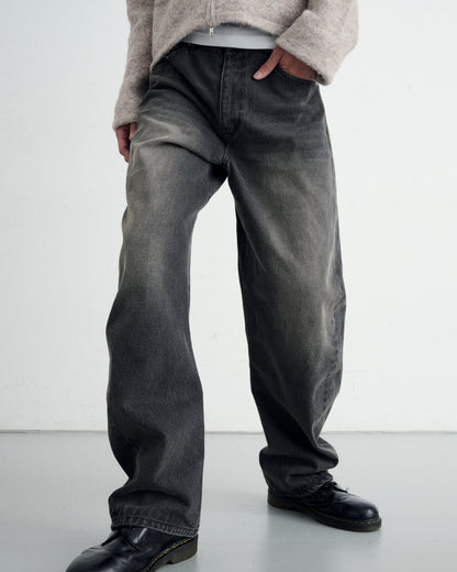 BARREL DENIM / BLACK