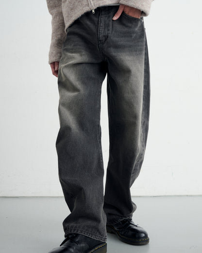 BARREL DENIM / BLACK
