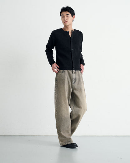 CORE STRAIGHT DENIM / BROWN