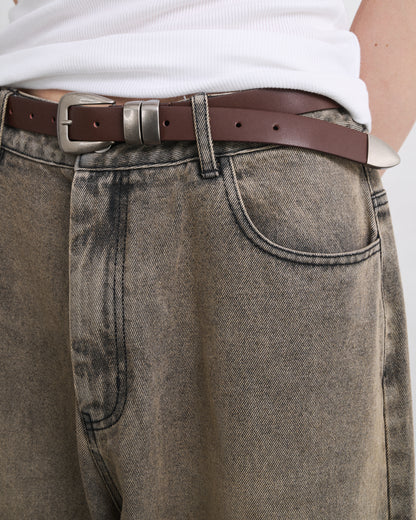 BOLD WESTERN BELT / BROWN