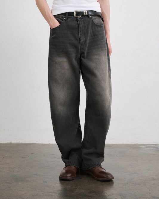 BARREL DENIM / BLACK