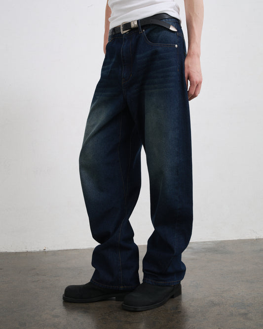 BARREL DENIM / INDIGO