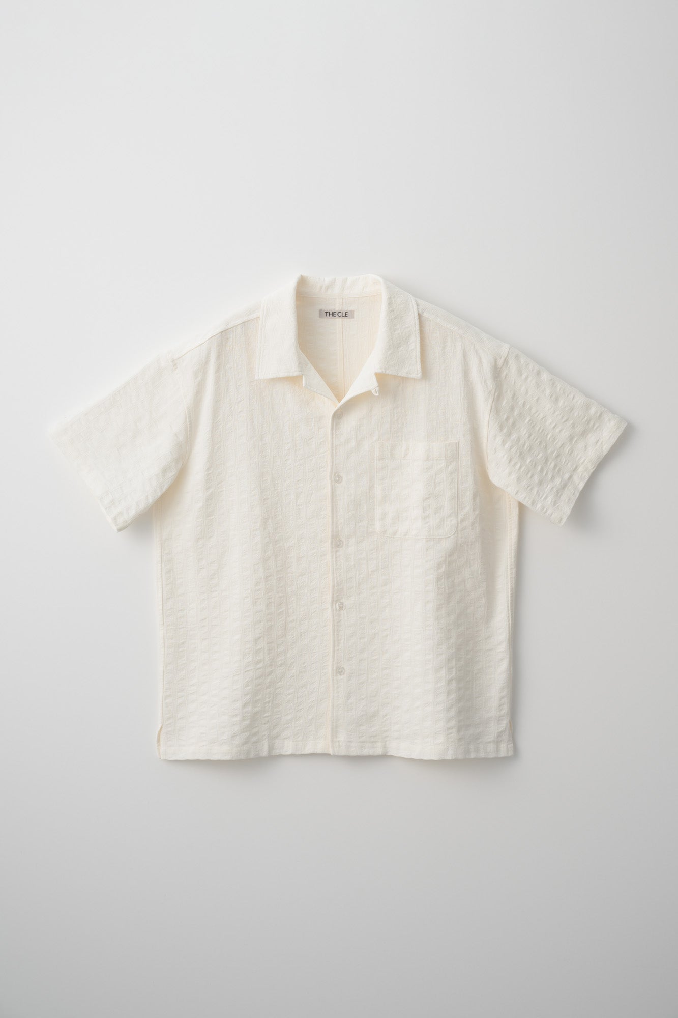 OPEN COLLAR SHIRT / WHITE