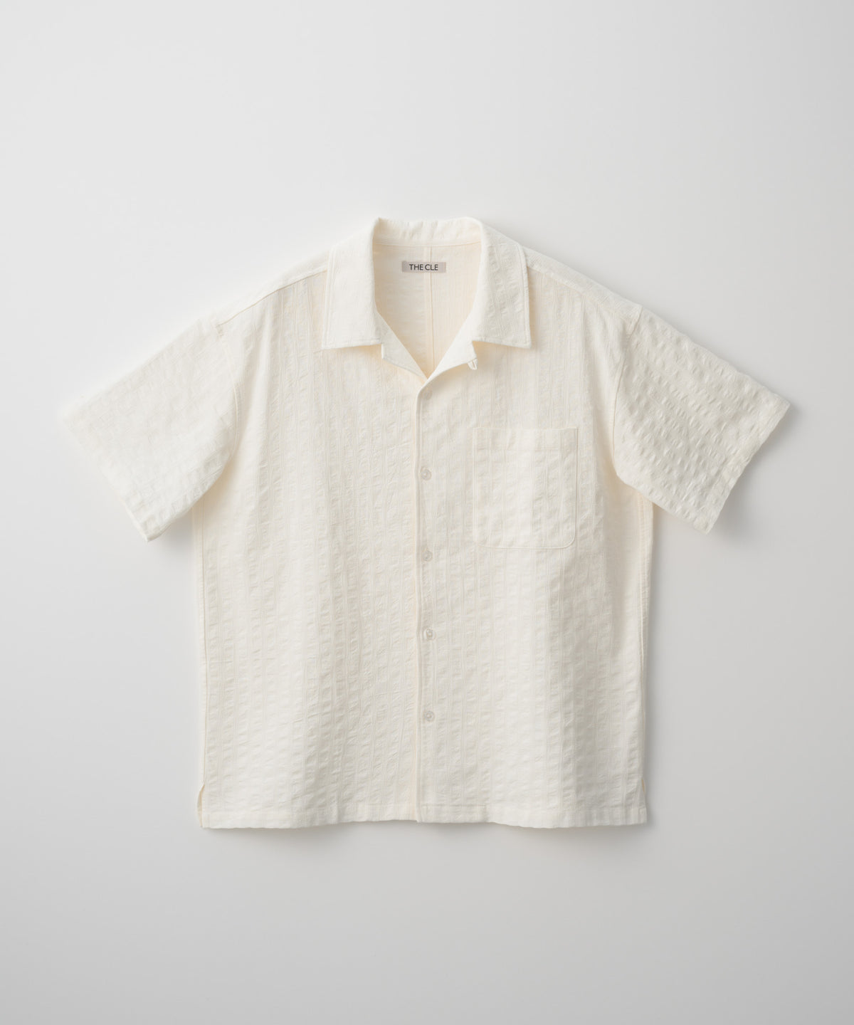 OPEN COLLAR SHIRT / WHITE