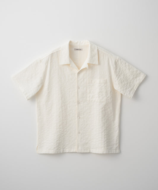 OPEN COLLAR SHIRT / WHITE
