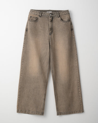 CORE STRAIGHT DENIM / BROWN