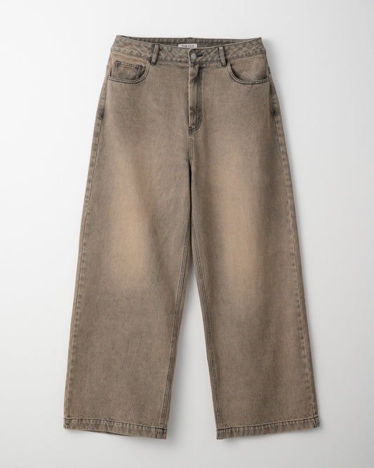 CORE STRAIGHT DENIM / BROWN