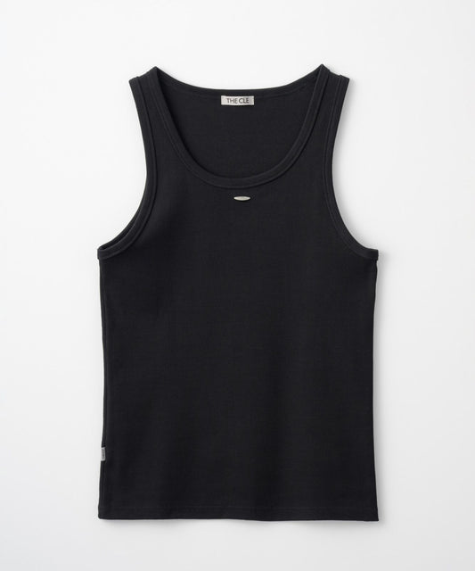 SIGNATURE LOGO TANK TOP / BLACK