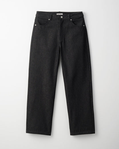 RIGID SLIM DENIM / BLACK
