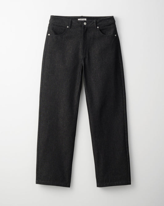 RIGID SLIM DENIM / BLACK