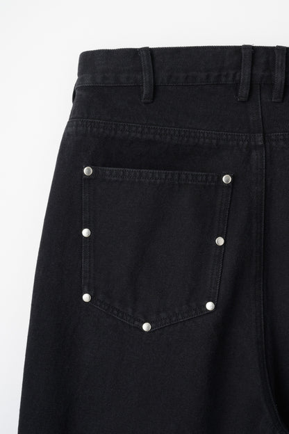 STUDS DENIM / BLACK